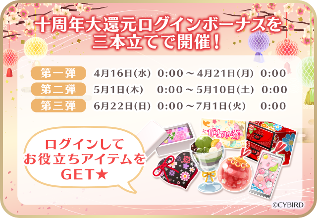 ログインボーナス