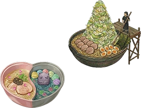 各店舗のラーメン