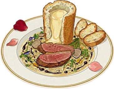 Nouvelle Révolution 〜小麦とチーズの凱旋、エディブルフラワーを添えて〜